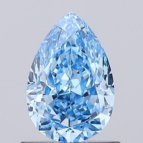 Loose Diamond - PEAR 1.01ct Fancy Vivid Blue VS2: Loose Diamond - PEAR 1.01ct Fancy Vivid Blue VS2 Source: This is a real non-mined Diamond that has been grown in a lab Shape: PEAR Carats: 1.01 Color: Fancy Vivid Blue Certification: IGI Video:
