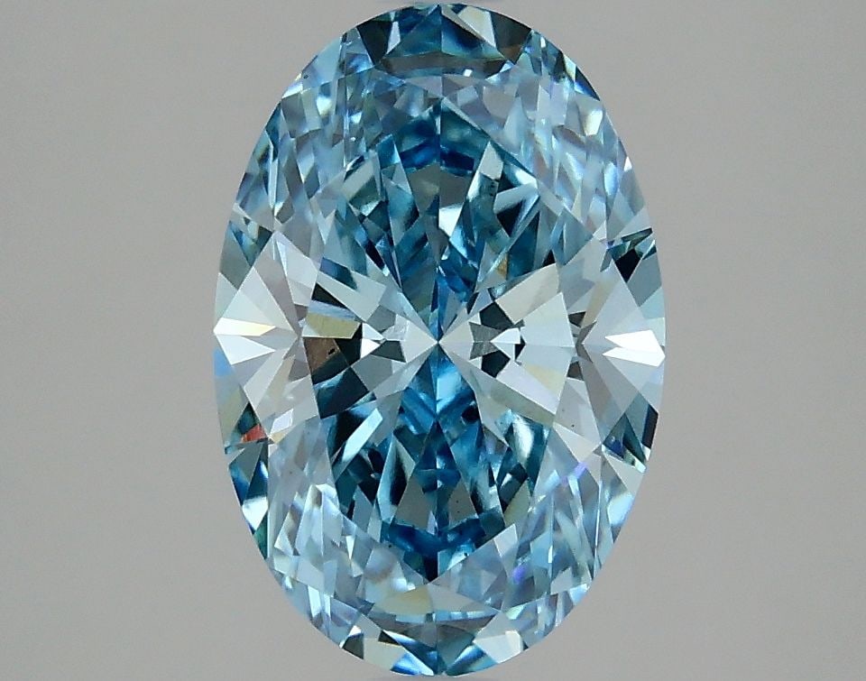Loose Diamond - OVAL 2.39ct Fancy Vivid Blue VS2: Loose Diamond - OVAL 2.39ct Fancy Vivid Blue VS2 Source: This is a real non-mined Diamond that has been grown in a lab Shape: OVAL Carats: 2.39 Color: Fancy Vivid Blue Certification: IGI Video: