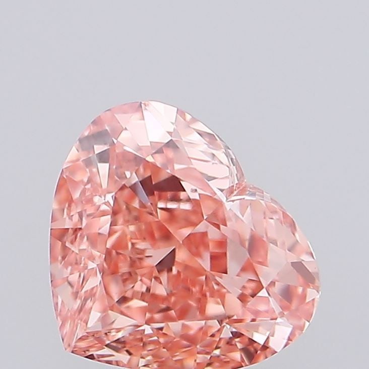 Loose Diamond - HEART 1.38ct Fancy Vivid Pink VVS2: Loose Diamond - HEART 1.38ct Fancy Vivid Pink VVS2 Source: This is a real non-mined Diamond that has been grown in a lab Shape: HEART Carats: 1.38 Color: Fancy Vivid Pink Certification: IGI Video: