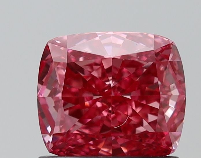 Loose Diamond - CUSHION MODIFIED 1.04ct Fancy Vivid Pink VS2: Loose Diamond - CUSHION MODIFIED 1.04ct Fancy Vivid Pink VS2 Source: This is a real non-mined Diamond that has been grown in a lab Shape: CUSHION MODIFIED Carats: 1.04 Color: Fancy Vivid Pink Certific