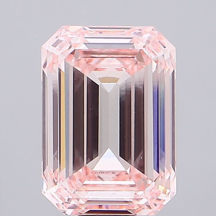 Loose Diamond - EMERALD 20.06ct Fancy Intense Pink VS1: Loose Diamond - EMERALD 20.06ct Fancy Intense Pink VS1 Source: This is a real non-mined Diamond that has been grown in a lab Shape: EMERALD Carats: 20.06 Color: Fancy Intense Pink Certification: IGI V