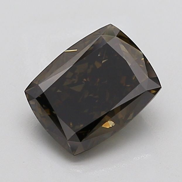 Loose Diamond - CUSHION MODIFIED 3.13ct Fancy Deep Gray VS1 (1 of 1)