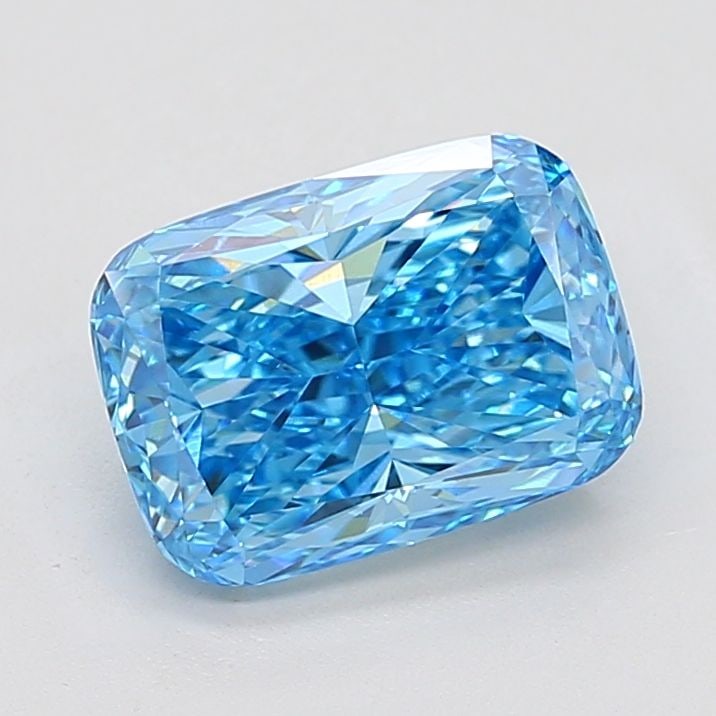 Loose Diamond - CUSHION MODIFIED 4.0ct Fancy Vivid Blue VVS2: Loose Diamond - CUSHION MODIFIED 4.0ct Fancy Vivid Blue VVS2 Source: This is a real non-mined Diamond that has been grown in a lab Shape: CUSHION MODIFIED Carats: 4.0 Color: Fancy Vivid Blue Certifica