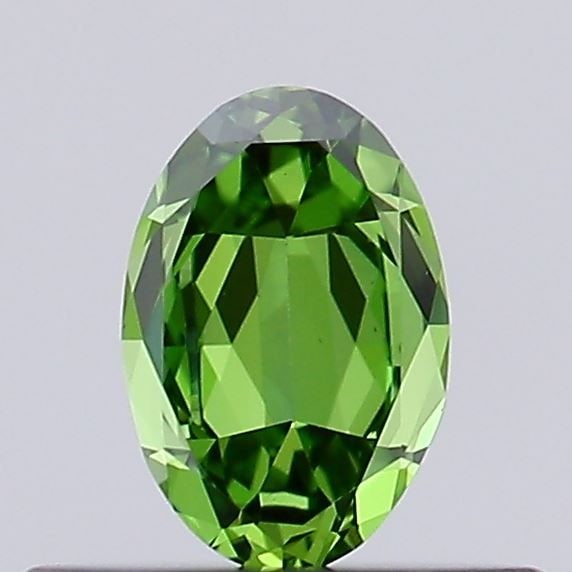Loose Diamond - OVAL 0.25ct Fancy Vivid Green VS1: Loose Diamond - OVAL 0.25ct Fancy Vivid Green VS1 Source: This is a real non-mined Diamond that has been grown in a lab Shape: OVAL Carats: 0.25 Color: Fancy Vivid Green Certification: NONE Video: