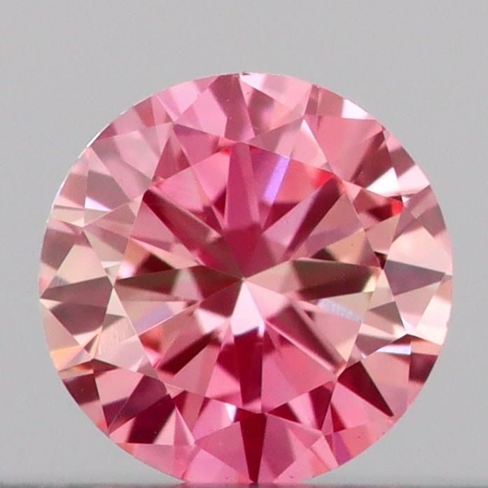 Loose Diamond - ROUND 0.14ct Fancy Intense Pink VVS2: Loose Diamond - ROUND 0.14ct Fancy Intense Pink VVS2 Source: This is a real non-mined Diamond that has been grown in a lab Shape: ROUND Carats: 0.14 Color: Fancy Intense Pink Certification: IGI Video: