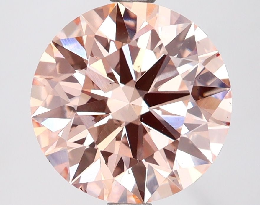 Ideal Loose Diamond - ROUND 3.08ct Fancy Pink VS1: Ideal Loose Diamond - ROUND 3.08ct Fancy Pink VS1 Source: This is a real non-mined Diamond that has been grown in a lab Shape: ROUND Carats: 3.08 Color: Fancy Pink Certification: IGI Video: