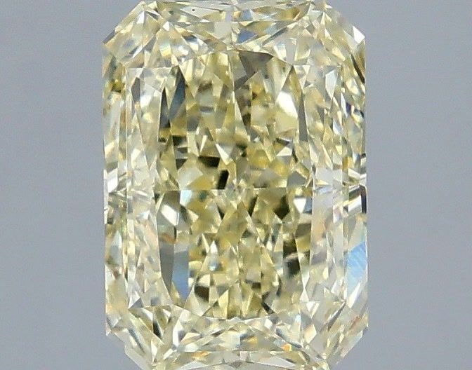 Loose Diamond - RADIANT 2.09ct Fancy Yellow VS1: Loose Diamond - RADIANT 2.09ct Fancy Yellow VS1 Source: This is a real non-mined Diamond that has been grown in a lab Shape: RADIANT Carats: 2.09 Color: Fancy Yellow Certification: IGI Video: