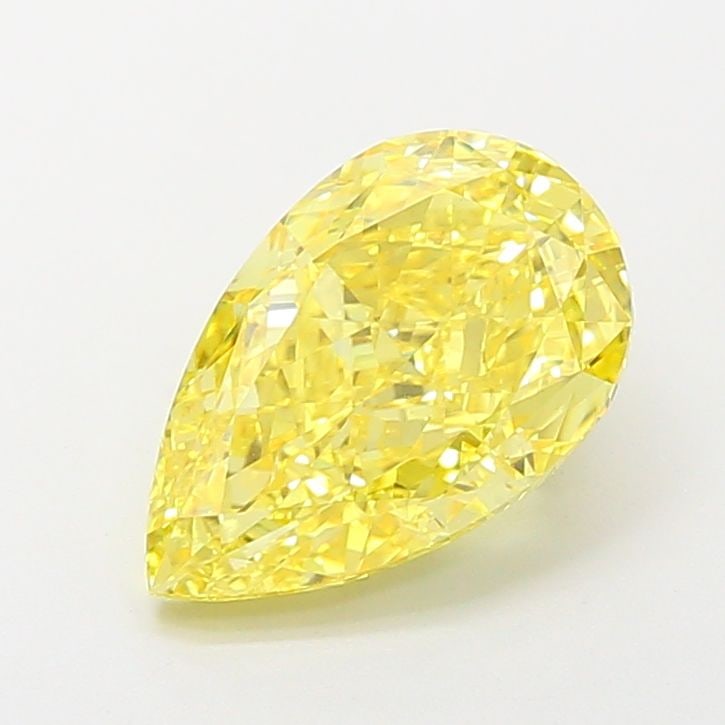 Loose Diamond - PEAR 5.07ct Fancy Vivid Yellow VVS2: Loose Diamond - PEAR 5.07ct Fancy Vivid Yellow VVS2 Source: This is a real non-mined Diamond that has been grown in a lab Shape: PEAR Carats: 5.07 Color: Fancy Vivid Yellow Certification: IGI Video:
