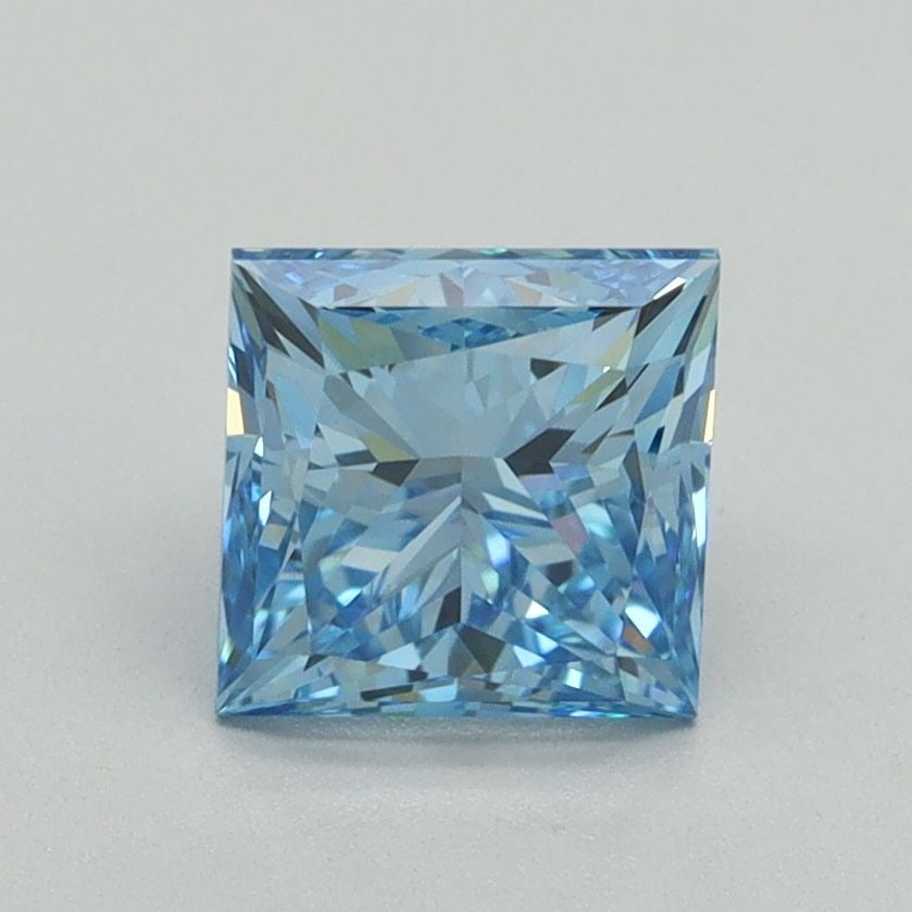 Loose Diamond - PRINCESS 1.53ct Fancy Vivid Blue VVS2: Loose Diamond - PRINCESS 1.53ct Fancy Vivid Blue VVS2 Source: This is a real non-mined Diamond that has been grown in a lab Shape: PRINCESS Carats: 1.53 Color: Fancy Vivid Blue Certification: IGI Vide