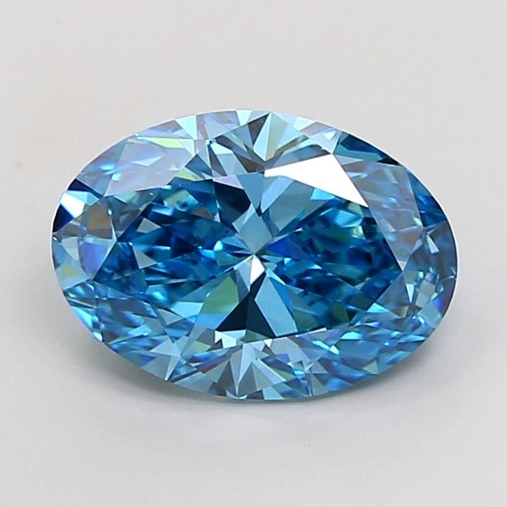 Loose Diamond - OVAL 2.66ct Fancy Vivid Blue VVS2: Loose Diamond - OVAL 2.66ct Fancy Vivid Blue VVS2 Source: This is a real non-mined Diamond that has been grown in a lab Shape: OVAL Carats: 2.66 Color: Fancy Vivid Blue Certification: IGI Video: