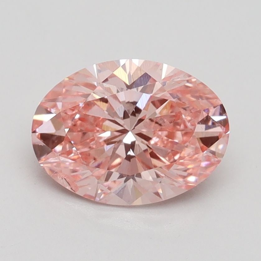Loose Diamond - OVAL 1.41ct Fancy Vivid Pink SI2: Loose Diamond - OVAL 1.41ct Fancy Vivid Pink SI2 Source: This is a real non-mined Diamond that has been grown in a lab Shape: OVAL Carats: 1.41 Color: Fancy Vivid Pink Certification: IGI Video: