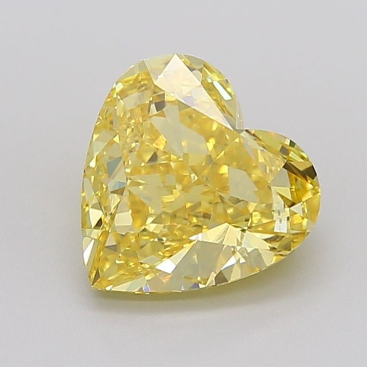 Loose Diamond - HEART 2.79ct Fancy Intense Yellow VVS2: Loose Diamond - HEART 2.79ct Fancy Intense Yellow VVS2 Source: This is a real non-mined Diamond that has been grown in a lab Shape: HEART Carats: 2.79 Color: Fancy Intense Yellow Certification: IGI Vi