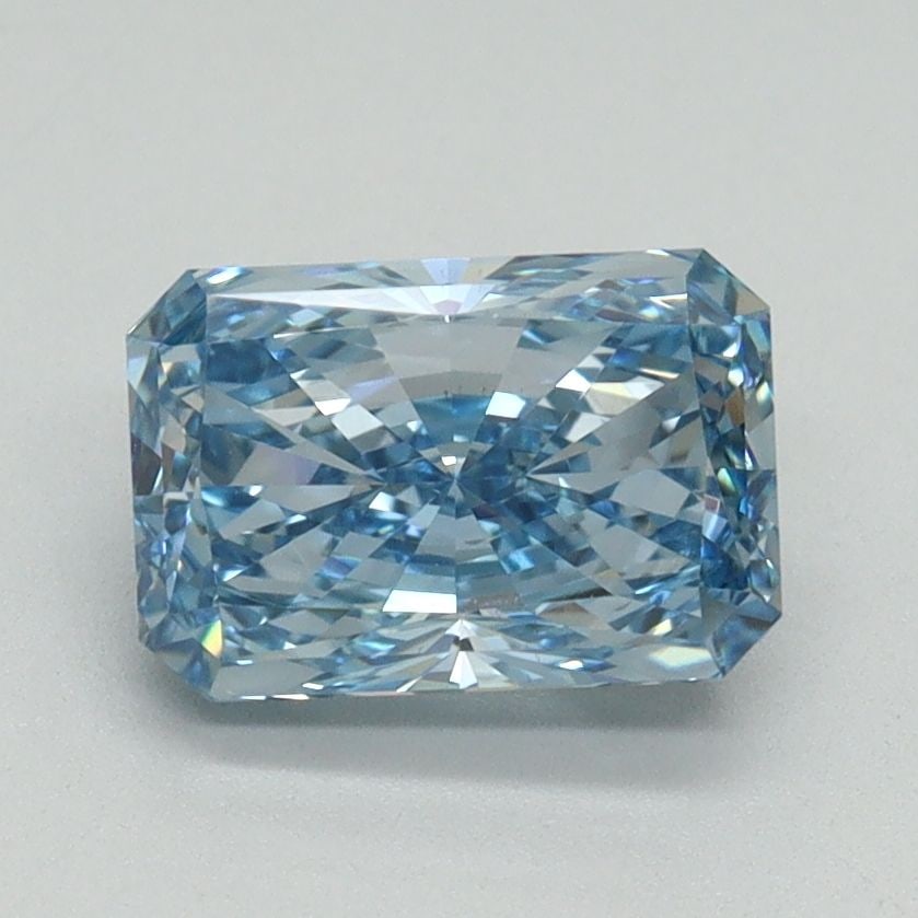 Loose Diamond - RADIANT 1.53ct Fancy Vivid Blue VS1: Loose Diamond - RADIANT 1.53ct Fancy Vivid Blue VS1 Source: This is a real non-mined Diamond that has been grown in a lab Shape: RADIANT Carats: 1.53 Color: Fancy Vivid Blue Certification: IGI Video: