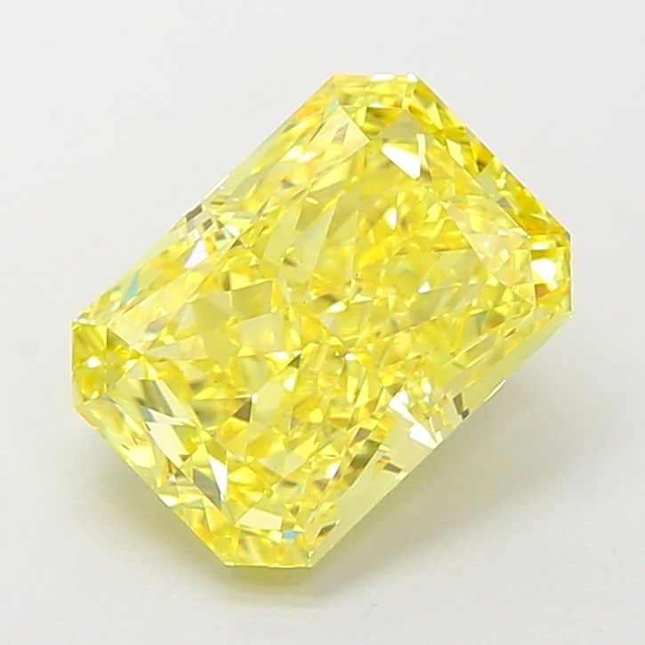 Loose Diamond - RADIANT 4.51ct Fancy Vivid Yellow VS2: Loose Diamond - RADIANT 4.51ct Fancy Vivid Yellow VS2 Source: This is a real non-mined Diamond that has been grown in a lab Shape: RADIANT Carats: 4.51 Color: Fancy Vivid Yellow Certification: IGI Vid