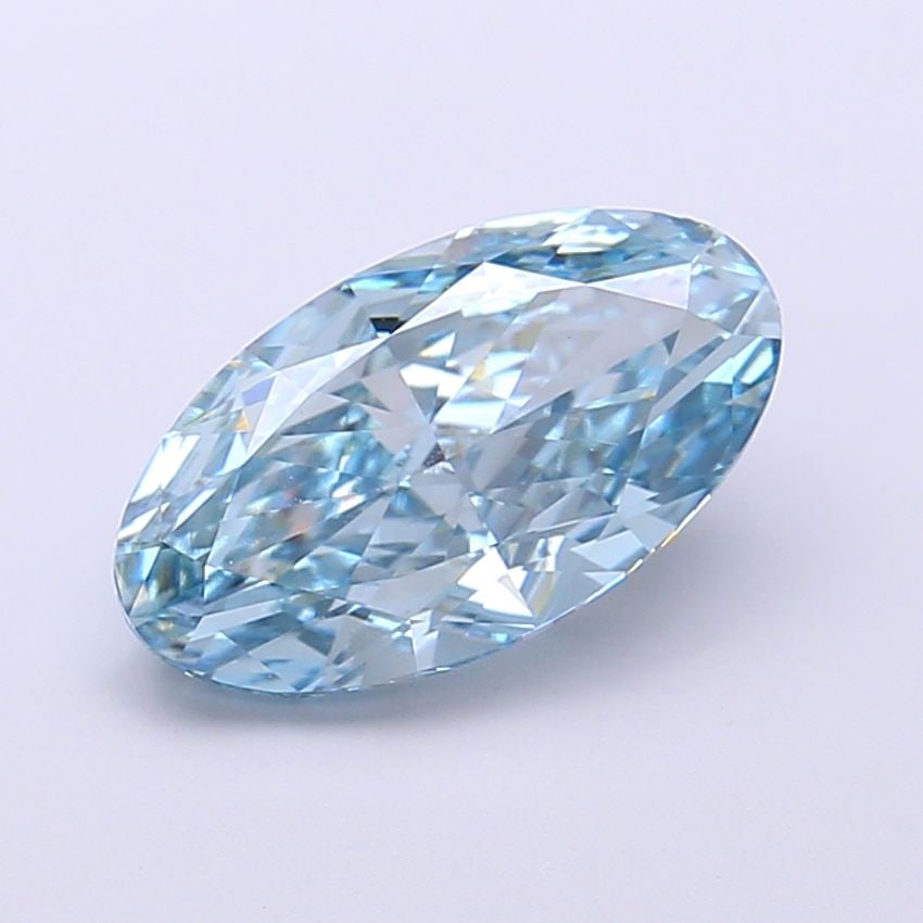 Loose Diamond - OVAL 2.37ct Fancy Vivid Blue VS1: Loose Diamond - OVAL 2.37ct Fancy Vivid Blue VS1 Source: This is a real non-mined Diamond that has been grown in a lab Shape: OVAL Carats: 2.37 Color: Fancy Vivid Blue Certification: IGI Video: