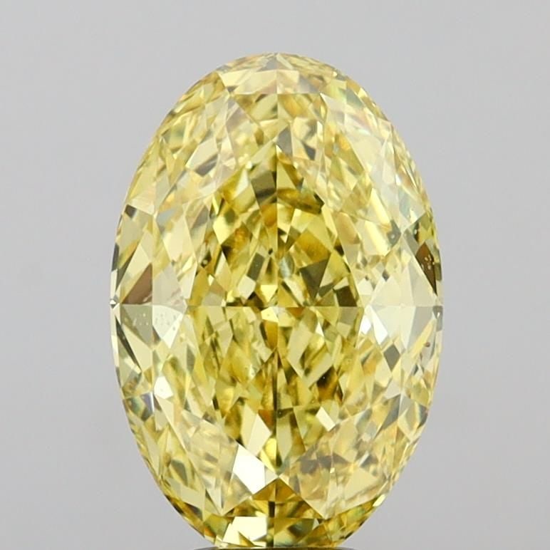 Loose Diamond - OVAL 6.02ct Fancy Intense Yellow VVS2 (1 of 1)