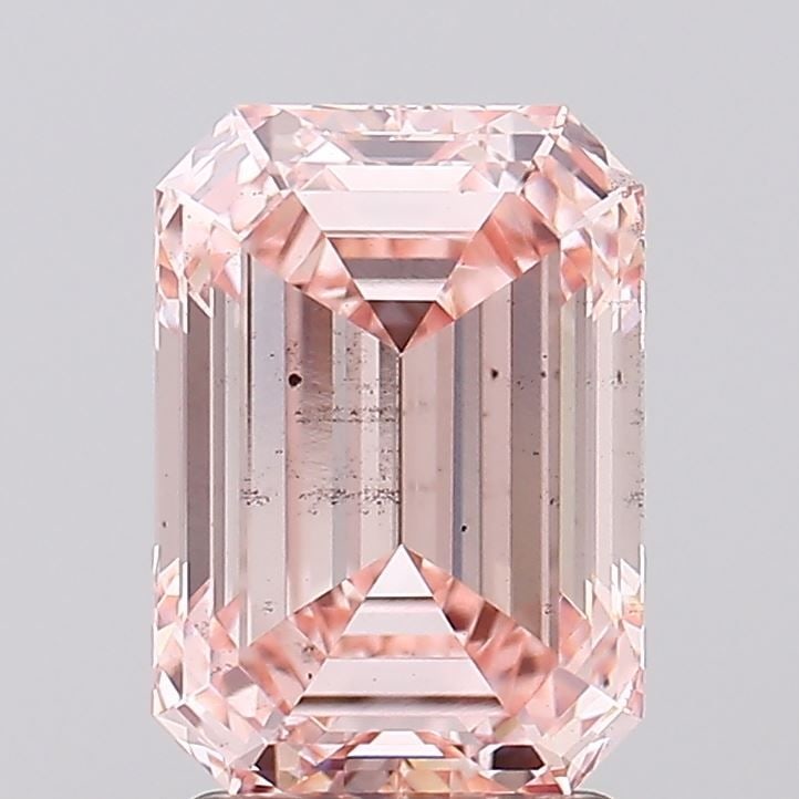 Loose Diamond - EMERALD 2.52ct Fancy Intense Pink SI1: Loose Diamond - EMERALD 2.52ct Fancy Intense Pink SI1 Source: This is a real non-mined Diamond that has been grown in a lab Shape: EMERALD Carats: 2.52 Color: Fancy Intense Pink Certification: IGI Vid