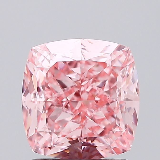 Loose Diamond - CUSHION MODIFIED 1.92ct Fancy Vivid Pink VVS2: Loose Diamond - CUSHION MODIFIED 1.92ct Fancy Vivid Pink VVS2 Source: This is a real non-mined Diamond that has been grown in a lab Shape: CUSHION MODIFIED Carats: 1.92 Color: Fancy Vivid Pink Certifi