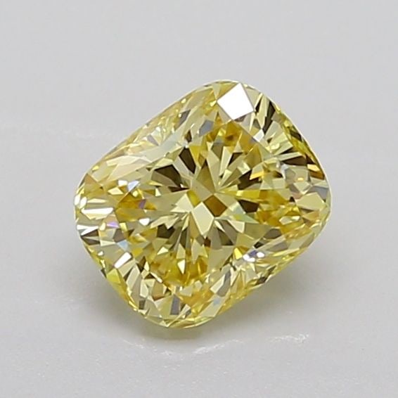 Loose Diamond - CUSHION MODIFIED 1.51ct Fancy Yellow VVS2: Loose Diamond - CUSHION MODIFIED 1.51ct Fancy Yellow VVS2 Source: This is a real non-mined Diamond that has been grown in a lab Shape: CUSHION MODIFIED Carats: 1.51 Color: Fancy Yellow Certification: 