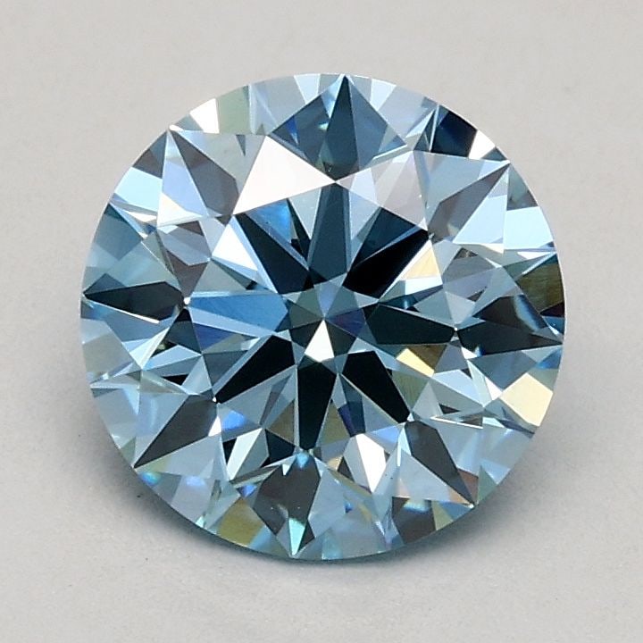 Loose Diamond - ROUND 1.06ct Fancy Blue VS1: Loose Diamond - ROUND 1.06ct Fancy Blue VS1 Source: This is a real non-mined Diamond that has been grown in a lab Shape: ROUND Carats: 1.06 Color: Fancy Blue Certification: IGI Video: