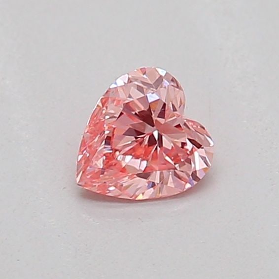 Loose Diamond - HEART 0.18ct Fancy Vivid Pink VS2: Loose Diamond - HEART 0.18ct Fancy Vivid Pink VS2 Source: This is a real non-mined Diamond that has been grown in a lab Shape: HEART Carats: 0.18 Color: Fancy Vivid Pink Certification: IGI The Diamond