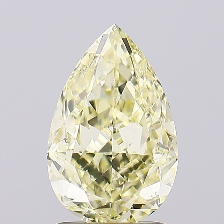 Loose Diamond - PEAR 2.01ct Fancy Yellow VS1: Loose Diamond - PEAR 2.01ct Fancy Yellow VS1 Source: This is a real non-mined Diamond that has been grown in a lab Shape: PEAR Carats: 2.01 Color: Fancy Yellow Certification: IGI Video: