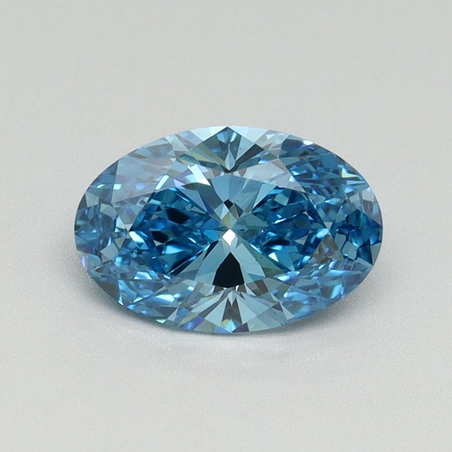 Loose Diamond - OVAL 1.11ct Fancy Vivid Blue VS1: Loose Diamond - OVAL 1.11ct Fancy Vivid Blue VS1 Source: This is a real non-mined Diamond that has been grown in a lab Shape: OVAL Carats: 1.11 Color: Fancy Vivid Blue Certification: IGI Video: