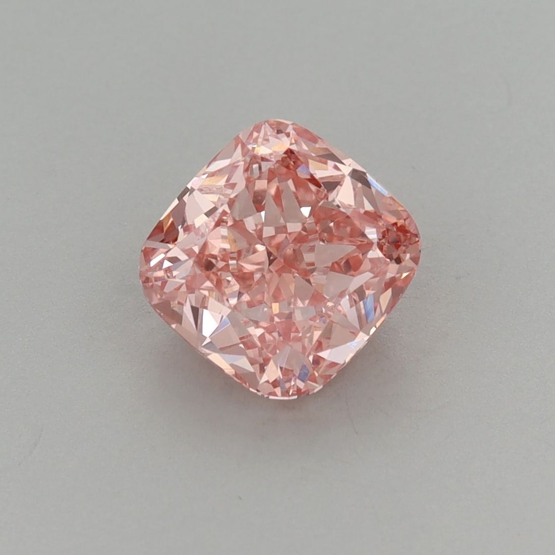 Loose Diamond - CUSHION BRILLIANT 2.02ct Fancy Vivid Pink VS1: Loose Diamond - CUSHION BRILLIANT 2.02ct Fancy Vivid Pink VS1 Source: This is a real non-mined Diamond that has been grown in a lab Shape: CUSHION BRILLIANT Carats: 2.02 Color: Fancy Vivid Pink Certif