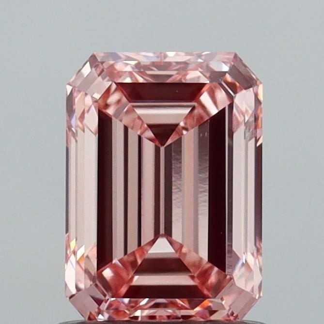 Loose Diamond - EMERALD 1.08ct Fancy Intense Pink VS2: Loose Diamond - EMERALD 1.08ct Fancy Intense Pink VS2 Source: This is a real non-mined Diamond that has been grown in a lab Shape: EMERALD Carats: 1.08 Color: Fancy Intense Pink Certification: IGI Vid