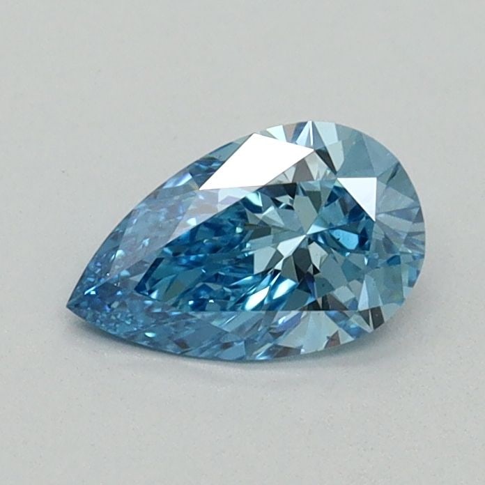 Loose Diamond - PEAR 0.5ct Fancy Blue VS2: Loose Diamond - PEAR 0.5ct Fancy Blue VS2 Source: This is a real non-mined Diamond that has been grown in a lab Shape: PEAR Carats: 0.5 Color: Fancy Blue Certification: NONE Video: