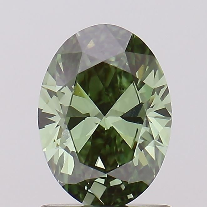 Loose Diamond - OVAL 0.93ct Fancy Vivid Green VVS2: Loose Diamond - OVAL 0.93ct Fancy Vivid Green VVS2 Source: This is a real non-mined Diamond that has been grown in a lab Shape: OVAL Carats: 0.93 Color: Fancy Vivid Green Certification: NONE Video:
