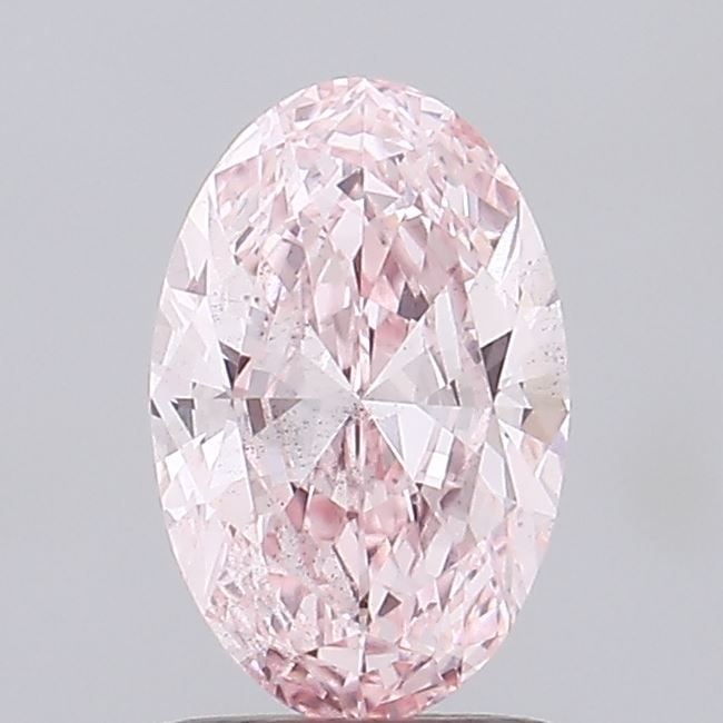 Loose Diamond - OVAL 1.03ct Fancy Vivid Pink SI1: Loose Diamond - OVAL 1.03ct Fancy Vivid Pink SI1 Source: This is a real non-mined Diamond that has been grown in a lab Shape: OVAL Carats: 1.03 Color: Fancy Vivid Pink Certification: NONE Video: