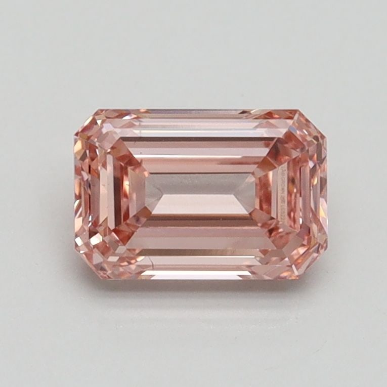 Loose Diamond - EMERALD 0.93ct Fancy Intense Pink VS2: Loose Diamond - EMERALD 0.93ct Fancy Intense Pink VS2 Source: This is a real non-mined Diamond that has been grown in a lab Shape: EMERALD Carats: 0.93 Color: Fancy Intense Pink Certification: IGI Vid