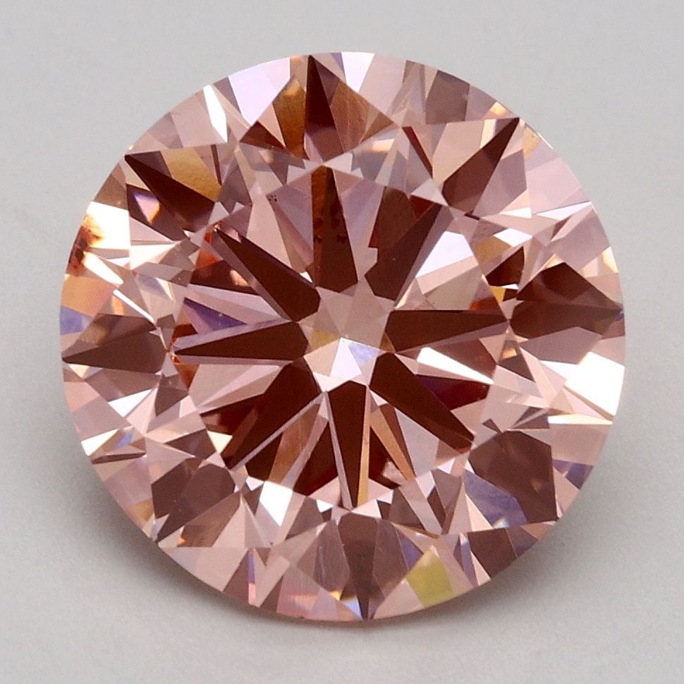 Loose Diamond - ROUND 3.5ct Fancy Intense Pink SI1: Loose Diamond - ROUND 3.5ct Fancy Intense Pink SI1 Source: This is a real non-mined Diamond that has been grown in a lab Shape: ROUND Carats: 3.5 Color: Fancy Intense Pink Certification: IGI Video: