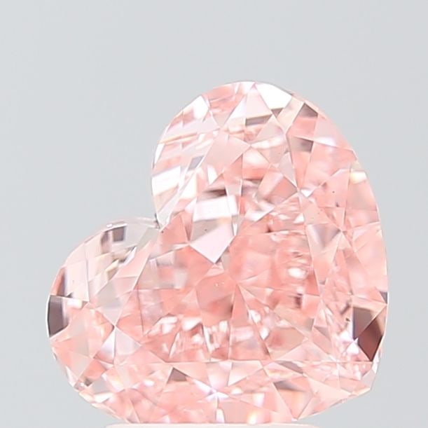 Loose Diamond - HEART 3.08ct Fancy Vivid Pink VS1: Loose Diamond - HEART 3.08ct Fancy Vivid Pink VS1 Source: This is a real non-mined Diamond that has been grown in a lab Shape: HEART Carats: 3.08 Color: Fancy Vivid Pink Certification: IGI Video: