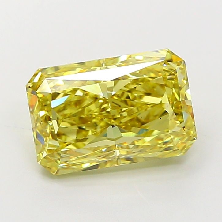 Loose Diamond - RADIANT 5.09ct Fancy Intense Yellow VS1: Loose Diamond - RADIANT 5.09ct Fancy Intense Yellow VS1 Source: This is a real non-mined Diamond that has been grown in a lab Shape: RADIANT Carats: 5.09 Color: Fancy Intense Yellow Certification: IGI