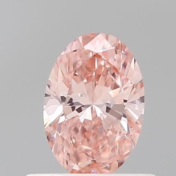 Loose Diamond - OVAL 0.55ct Fancy Vivid Pink VS2: Loose Diamond - OVAL 0.55ct Fancy Vivid Pink VS2 Source: This is a real non-mined Diamond that has been grown in a lab Shape: OVAL Carats: 0.55 Color: Fancy Vivid Pink Certification: IGI Video: