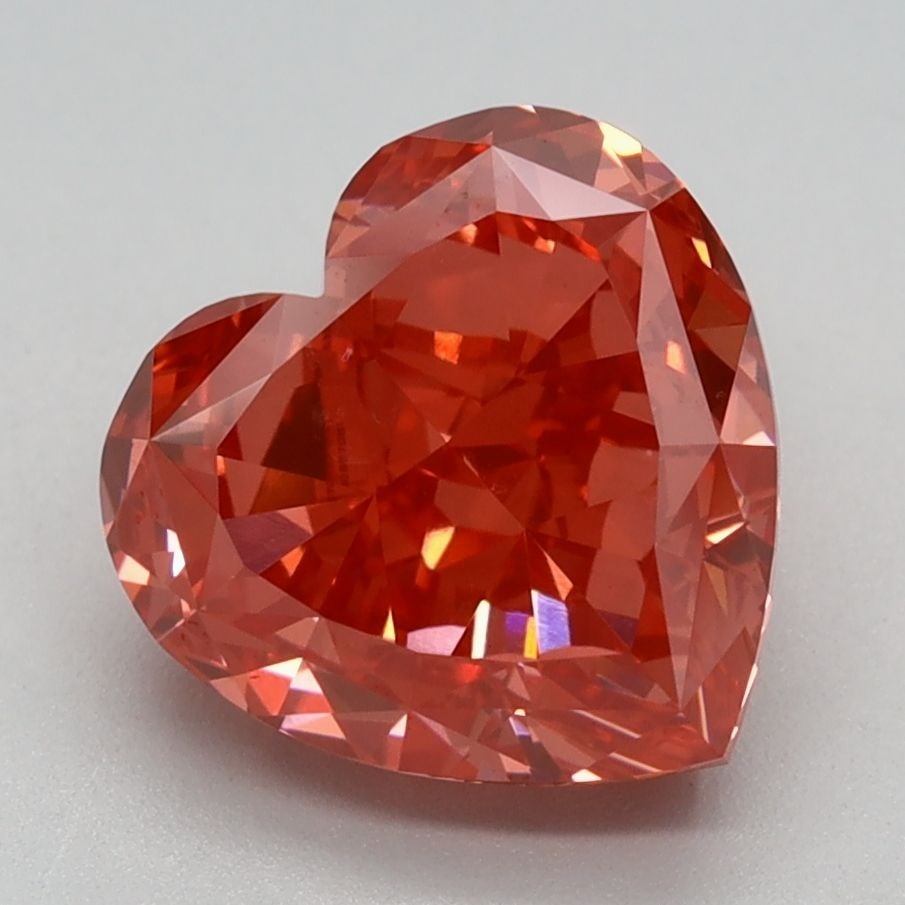 Loose Diamond - HEART 2.82ct Fancy Vivid Pink VVS2: Loose Diamond - HEART 2.82ct Fancy Vivid Pink VVS2 Source: This is a real non-mined Diamond that has been grown in a lab Shape: HEART Carats: 2.82 Color: Fancy Vivid Pink Certification: IGI Video:
