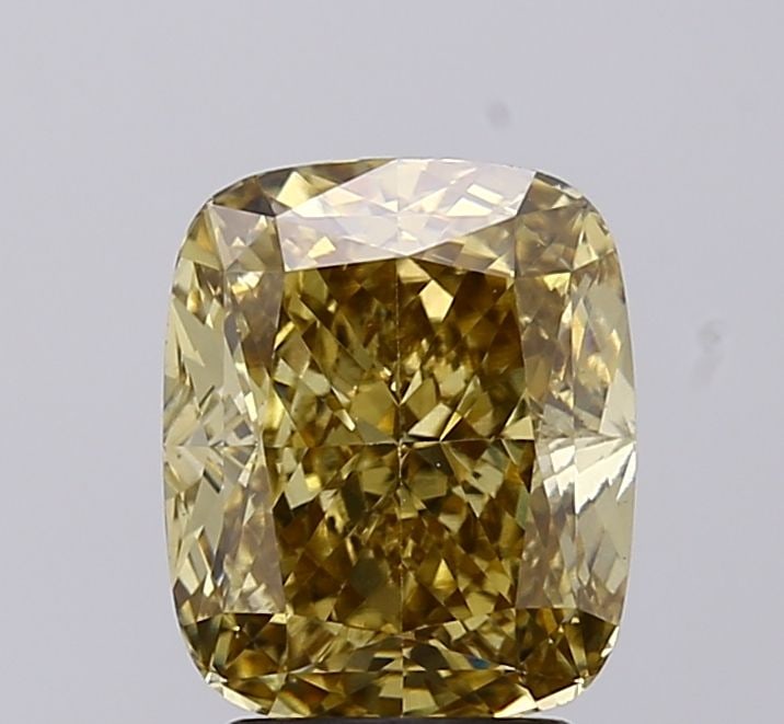 Loose Diamond - CUSHION MODIFIED 3.08ct Fancy Brownish Yellow VS1: Loose Diamond - CUSHION MODIFIED 3.08ct Fancy Brownish Yellow VS1 Source: This is a real non-mined Diamond that has been grown in a lab Shape: CUSHION MODIFIED Carats: 3.08 Color: Fancy Brownish Yello