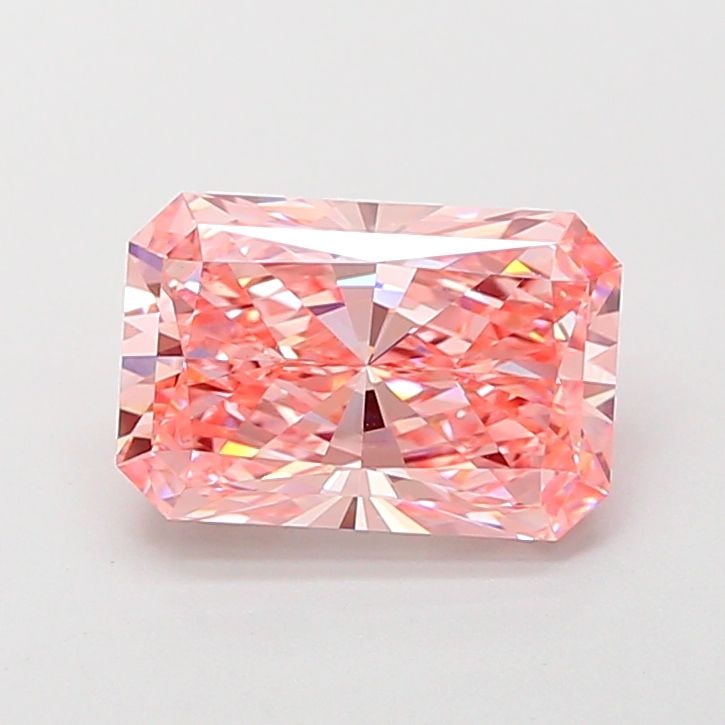 Loose Diamond - RADIANT 3.06ct Fancy Vivid Pink VVS2: Loose Diamond - RADIANT 3.06ct Fancy Vivid Pink VVS2 Source: This is a real non-mined Diamond that has been grown in a lab Shape: RADIANT Carats: 3.06 Color: Fancy Vivid Pink Certification: IGI Video: