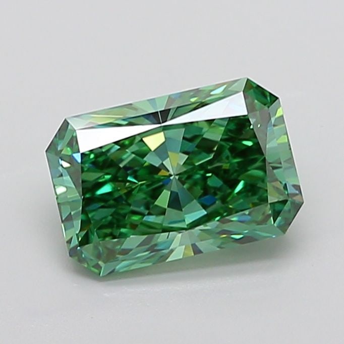 Loose Diamond - RADIANT 3.36ct Fancy Vivid Green VVS2 (1 of 1)