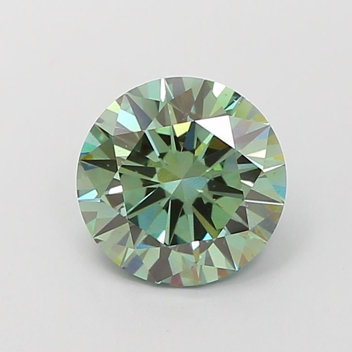 Loose Diamond - ROUND 2.01ct Fancy Vivid Green VS2: Loose Diamond - ROUND 2.01ct Fancy Vivid Green VS2 Source: This is a real non-mined Diamond that has been grown in a lab Shape: ROUND Carats: 2.01 Color: Fancy Vivid Green Certification: IGI Video: