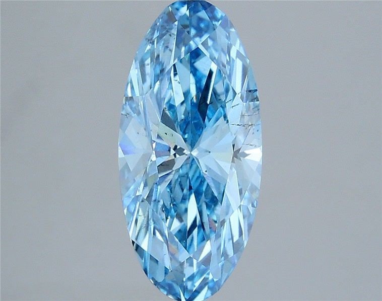 Loose Diamond - OVAL 2.5ct Fancy Vivid Blue VS2: Loose Diamond - OVAL 2.5ct Fancy Vivid Blue VS2 Source: This is a real non-mined Diamond that has been grown in a lab Shape: OVAL Carats: 2.5 Color: Fancy Vivid Blue Certification: NONE The Diamond De