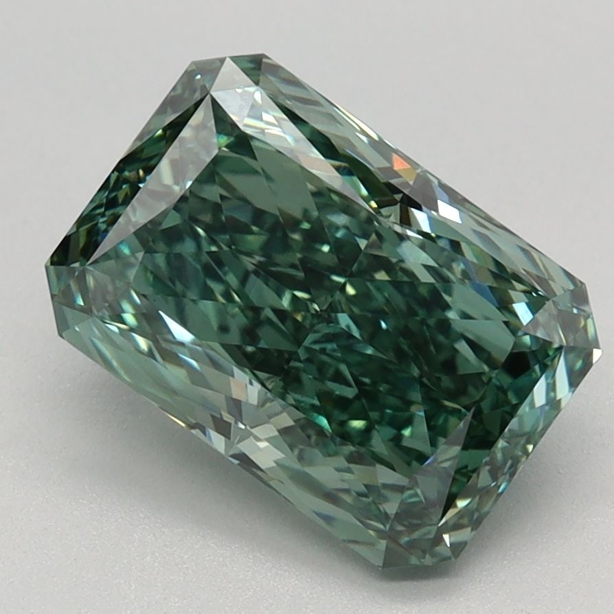 Loose Diamond - RADIANT 2.56ct Fancy Vivid Green VS1 (1 of 1)