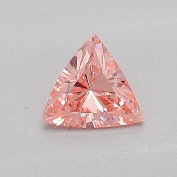 Loose Diamond - TRIANGULAR 0.15ct Fancy Vivid Pink VS1: Loose Diamond - TRIANGULAR 0.15ct Fancy Vivid Pink VS1 Source: This is a real non-mined Diamond that has been grown in a lab Shape: TRIANGULAR Carats: 0.15 Color: Fancy Vivid Pink Certification: IGI T