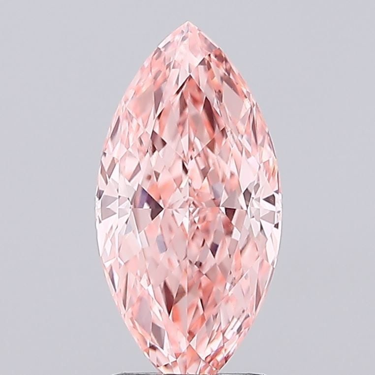 Loose Diamond - MARQUISE 2.07ct Fancy Vivid Pink VVS2: Loose Diamond - MARQUISE 2.07ct Fancy Vivid Pink VVS2 Source: This is a real non-mined Diamond that has been grown in a lab Shape: MARQUISE Carats: 2.07 Color: Fancy Vivid Pink Certification: IGI Vide
