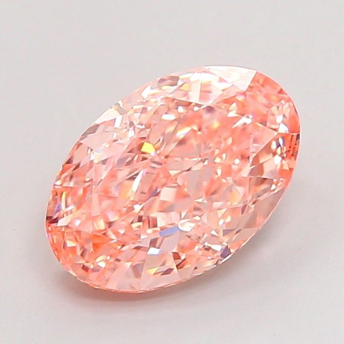 Loose Diamond - OVAL 2.68ct Fancy Vivid Pink VS1: Loose Diamond - OVAL 2.68ct Fancy Vivid Pink VS1 Source: This is a real non-mined Diamond that has been grown in a lab Shape: OVAL Carats: 2.68 Color: Fancy Vivid Pink Certification: IGI Video: