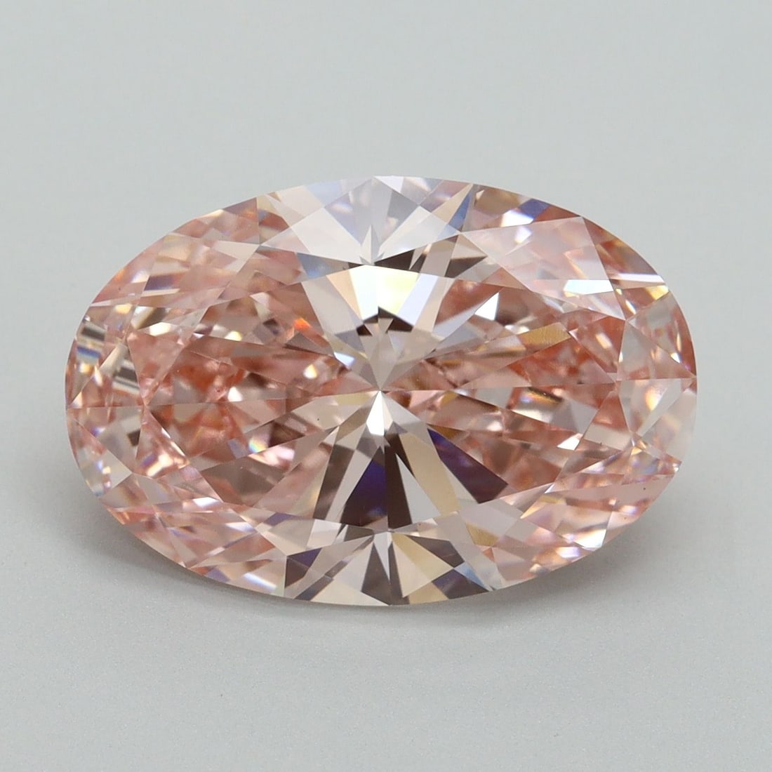 Loose Diamond - OVAL 6.27ct Fancy Vivid Pink VS1: Loose Diamond - OVAL 6.27ct Fancy Vivid Pink VS1 Source: This is a real non-mined Diamond that has been grown in a lab Shape: OVAL Carats: 6.27 Color: Fancy Vivid Pink Certification: IGI Video: