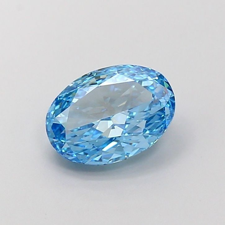 Loose Diamond - OVAL 1.94ct Fancy Vivid Blue VS1: Loose Diamond - OVAL 1.94ct Fancy Vivid Blue VS1 Source: This is a real non-mined Diamond that has been grown in a lab Shape: OVAL Carats: 1.94 Color: Fancy Vivid Blue Certification: IGI Video: