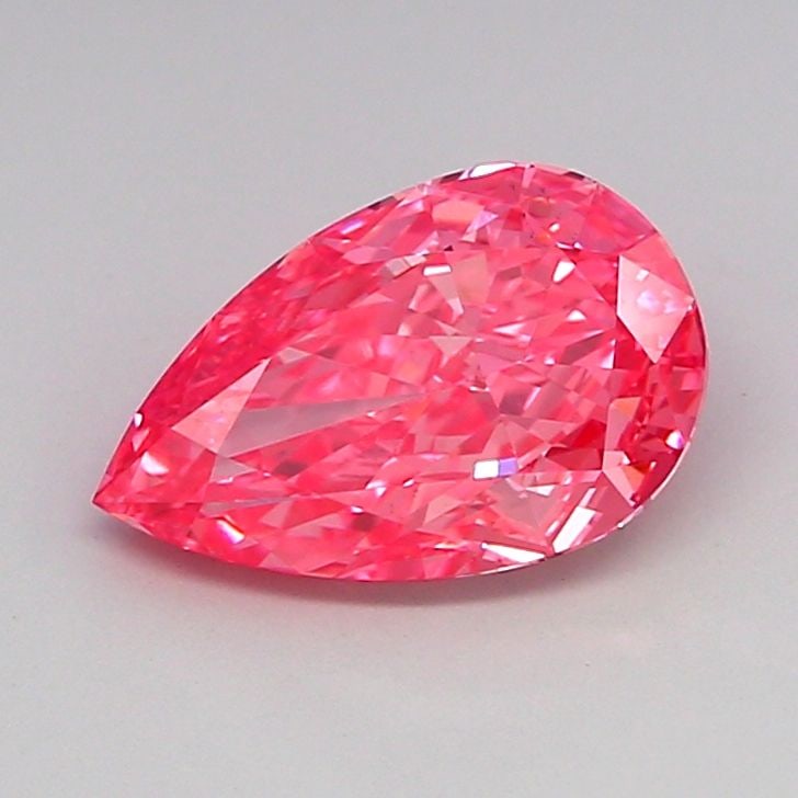 Loose Diamond - PEAR 1.55ct Fancy Vivid Pink VS2: Loose Diamond - PEAR 1.55ct Fancy Vivid Pink VS2 Source: This is a real non-mined Diamond that has been grown in a lab Shape: PEAR Carats: 1.55 Color: Fancy Vivid Pink Certification: IGI Video: